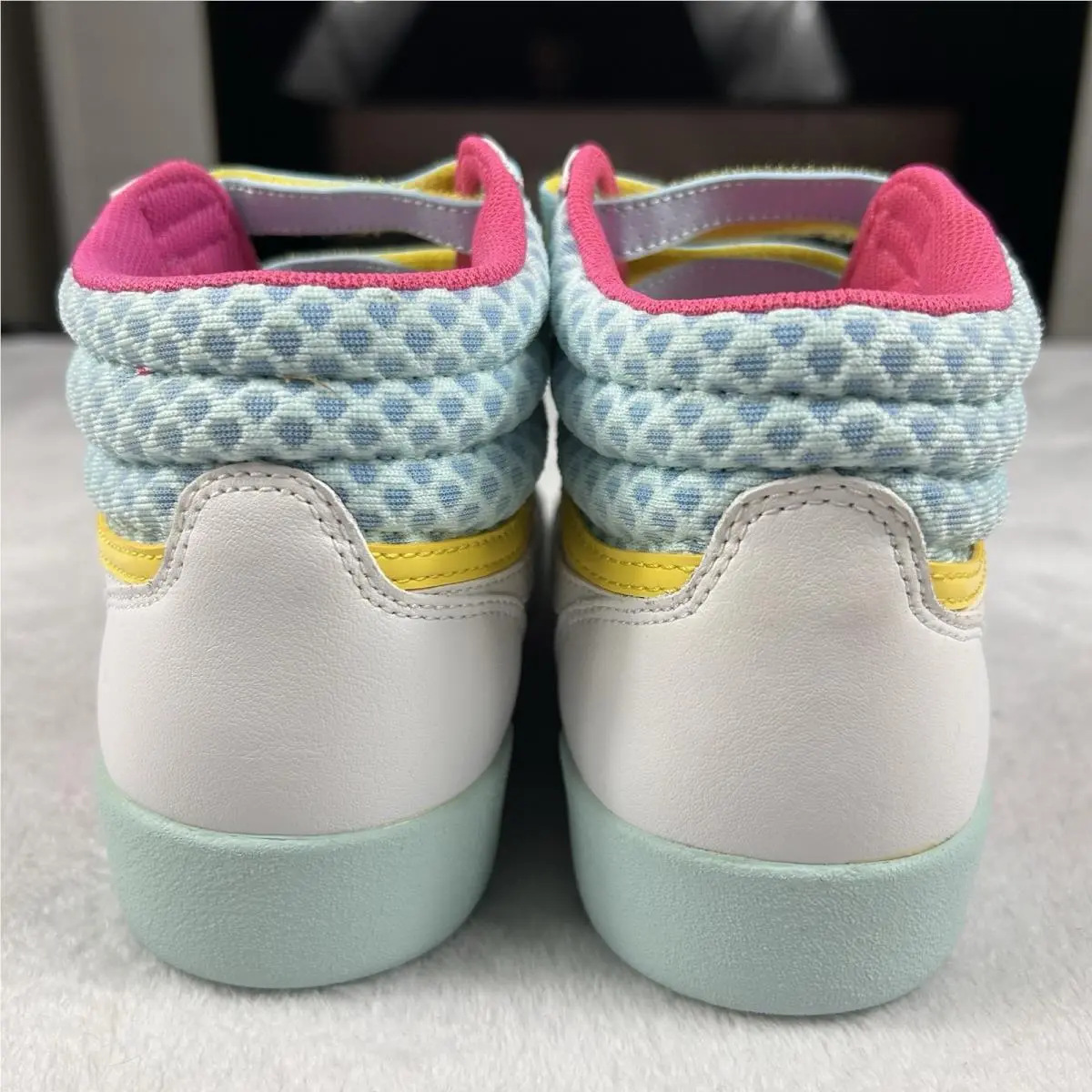 Reebok shoes - Reebok Freestyle - Freestyle - White, Pink, Cool Breeze (UPC: 0888596456605) 6