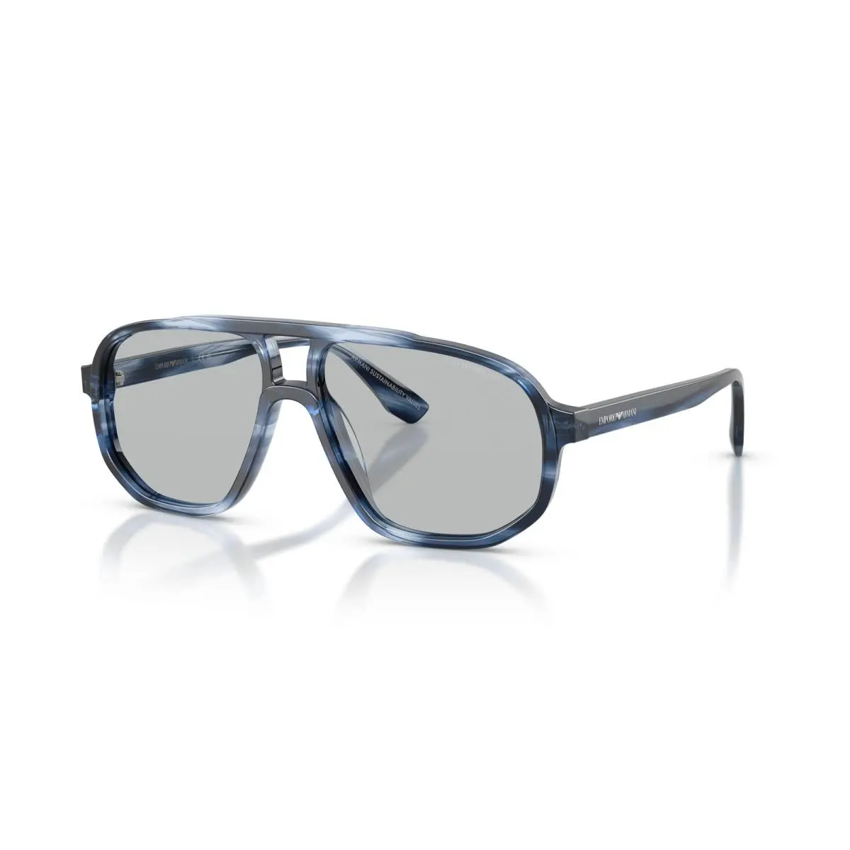 4263U Sunglasses 632787 Blue by Emporio Armani