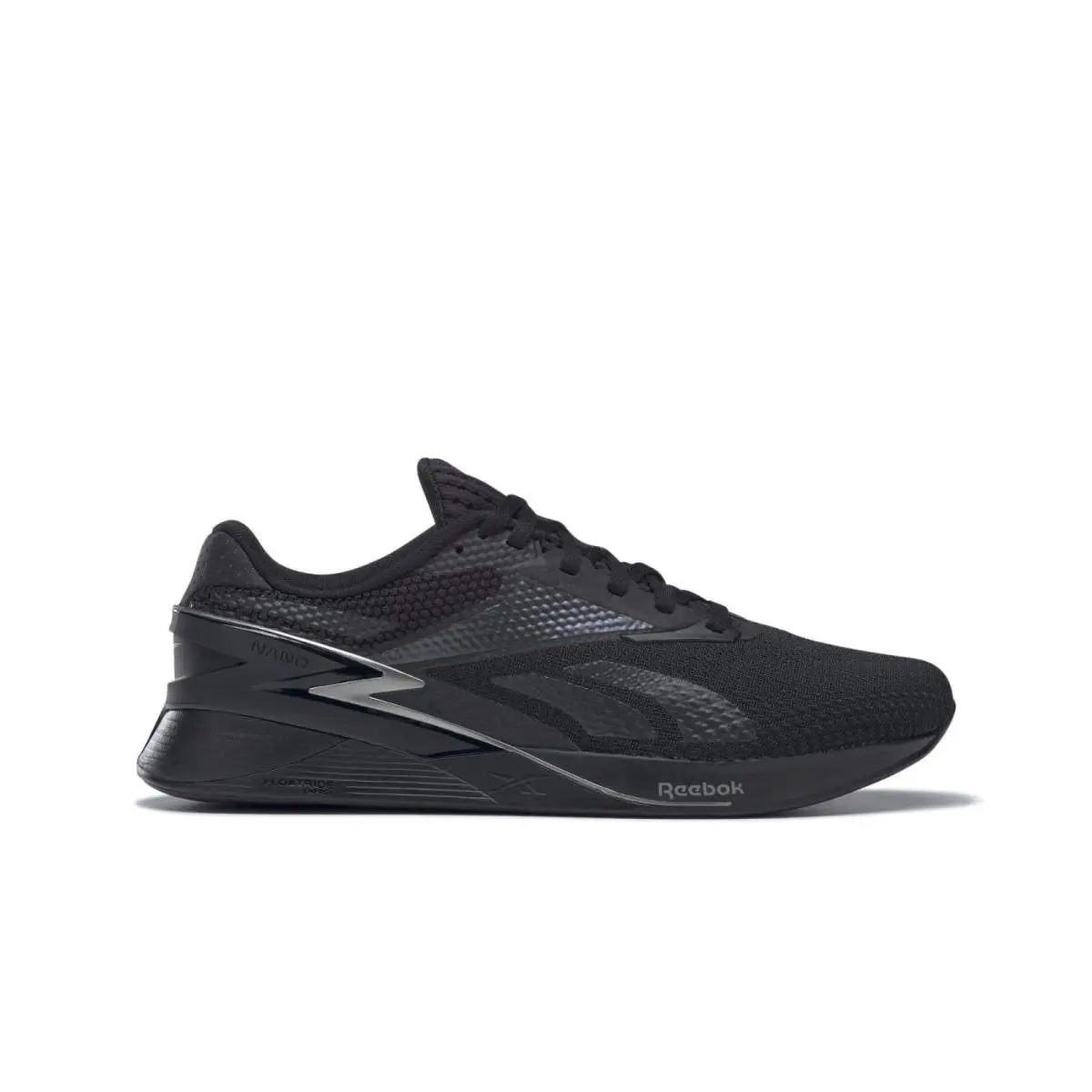 Nano X3 Training Mens Shoes Sneakers Size 12.5 Black Silver Grey HP6045 by Reebok