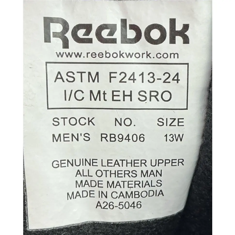 Reebok shoes - RB9406 - RB9406 - Black/Grey 4