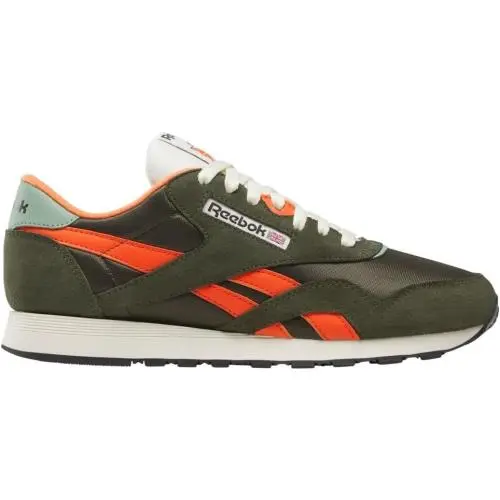 Mens Classic Nylon Casual Shoes - Hunter Green Size 5.5 US by Reebok