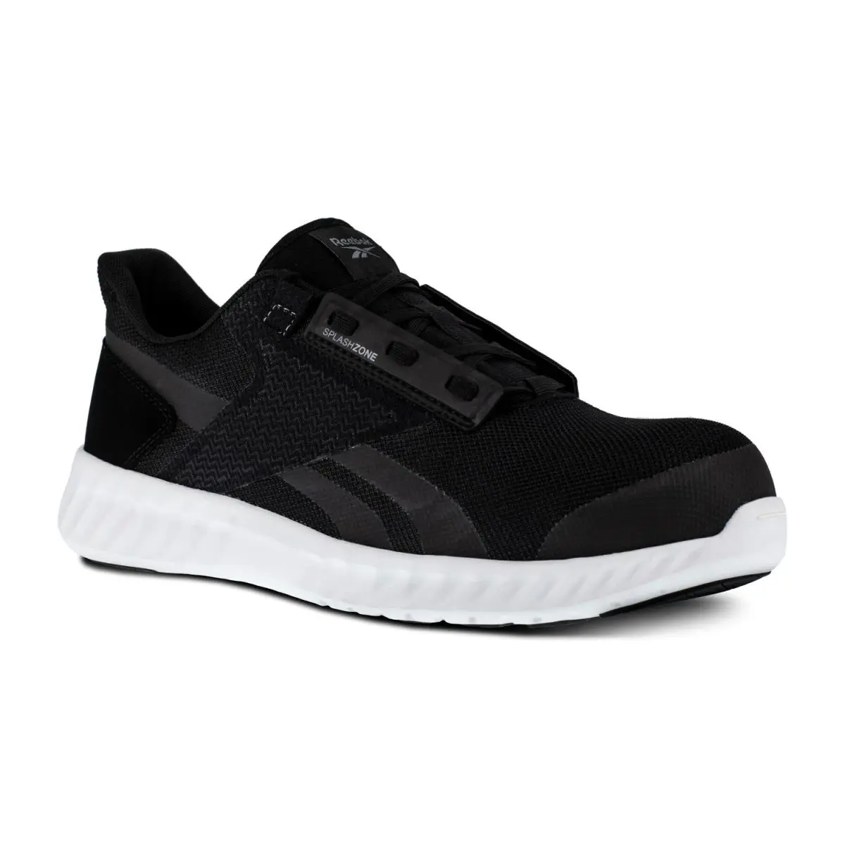 Work Women`s Sublite Legend Comp Toe Athletic Work Shoe Black - 9.5 Wide by Reebok