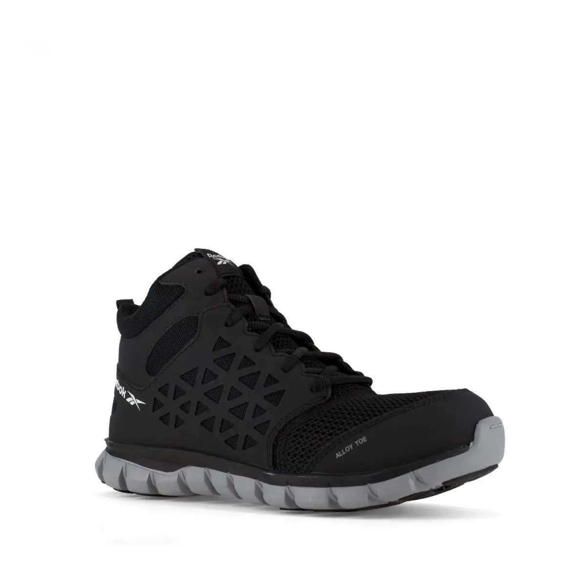 Work Men`s Sublite Cushion Alloy Toe Work Boot Esd Black - 11.5 Wide by Reebok