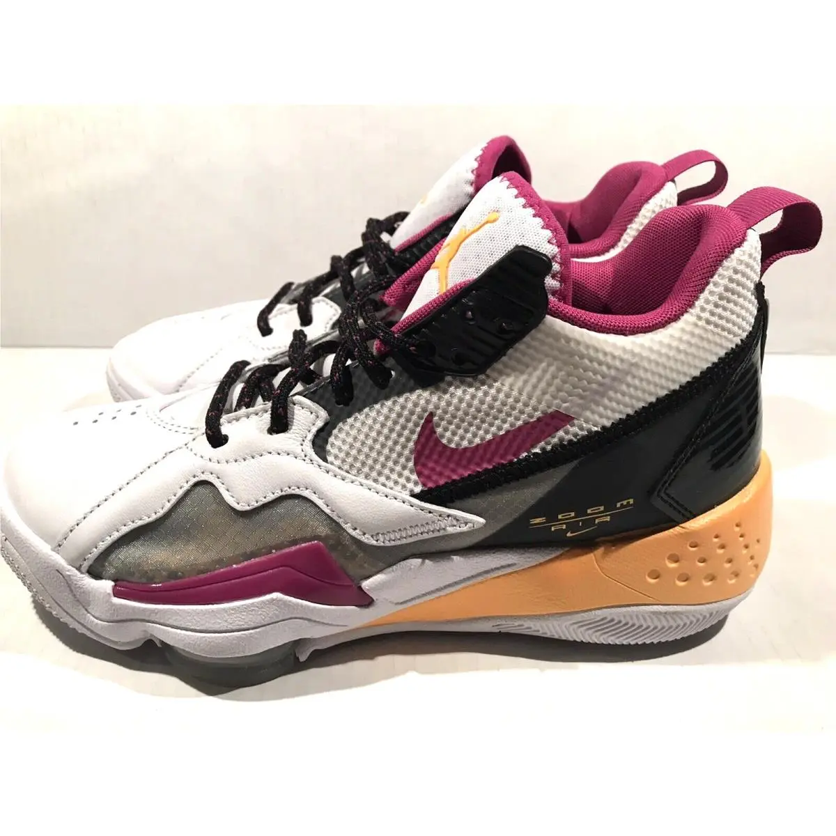 Nike shoes - Air Jordan Zoom `92 - Air Zoom - CK9184-105 - White/Black/Smoke Grey/Cactus Flower (UPC: 194276139646) 0