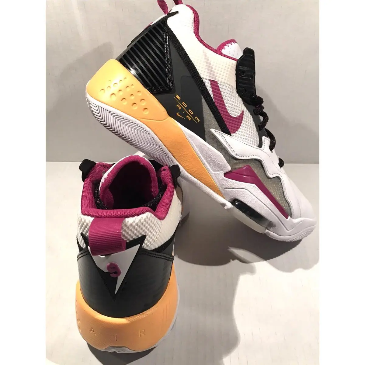 Nike shoes - Air Jordan Zoom `92 - Air Zoom - CK9184-105 - White/Black/Smoke Grey/Cactus Flower (UPC: 194276139646) 1