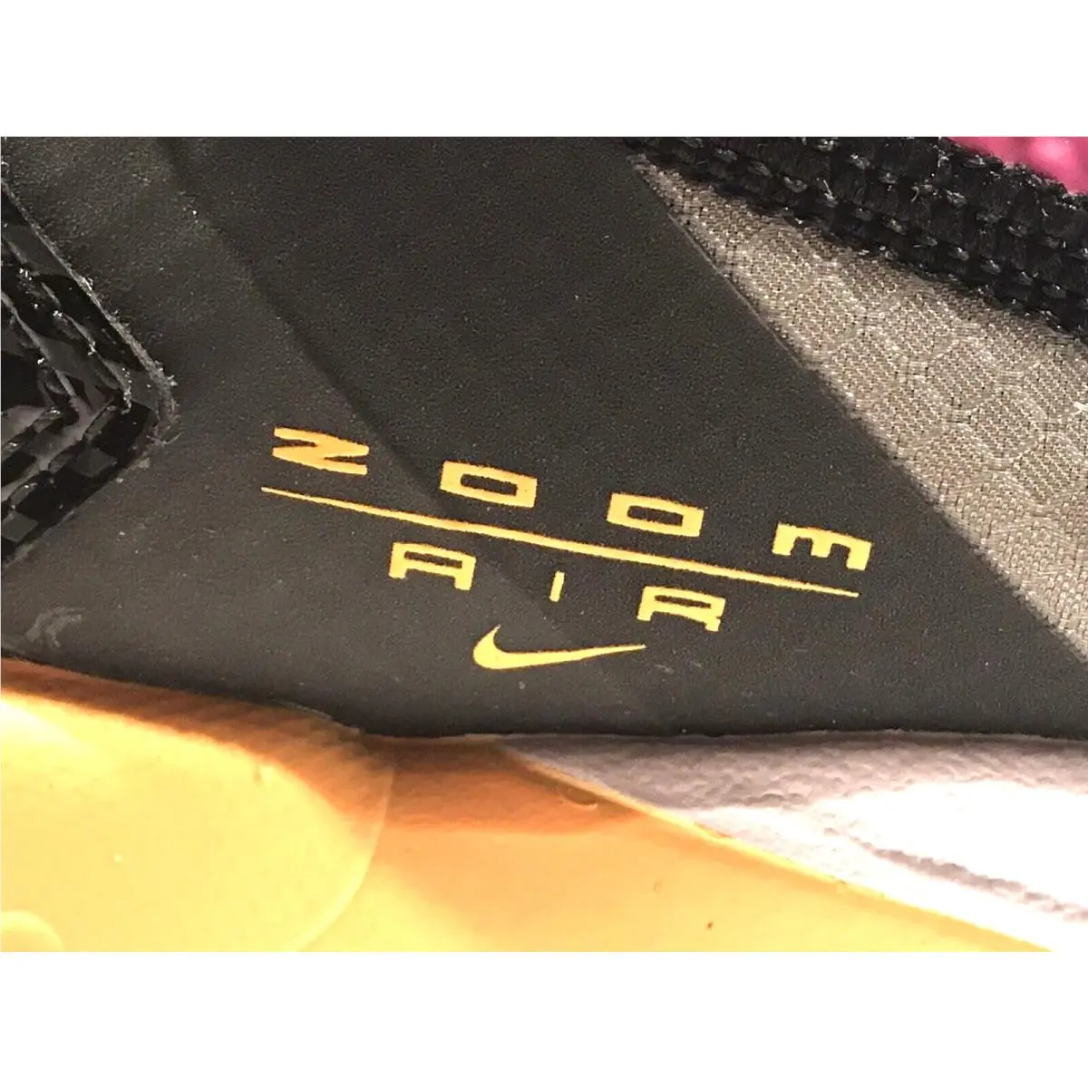 Nike shoes - Air Jordan Zoom `92 - Air Zoom - CK9184-105 - White/Black/Smoke Grey/Cactus Flower (UPC: 194276139646) 4