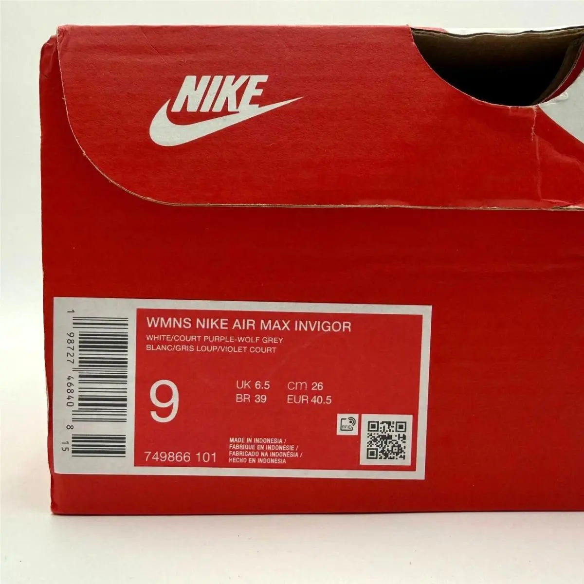 Nike shoes - Nike Air Max Invigor - Air Max Invigor - 749866-101 - White (UPC: 198727468408) 5