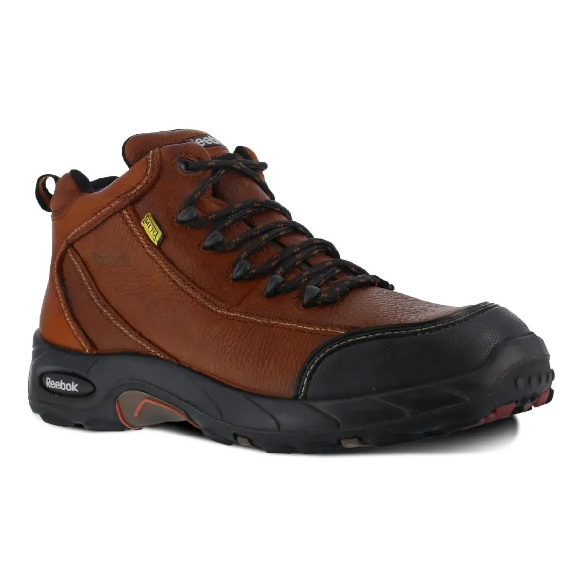 Work Men`s Tiahawk Comp Toe Comfort Work Boot Met Guard Brown - 9.5 Wide by Reebok