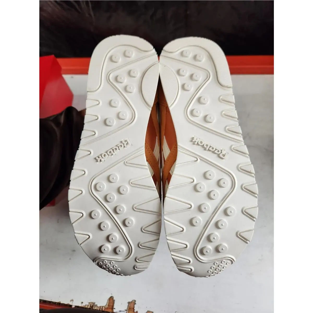 Reebok shoes - Reebok Classic Nylon - Classic Nylon - Orange 4