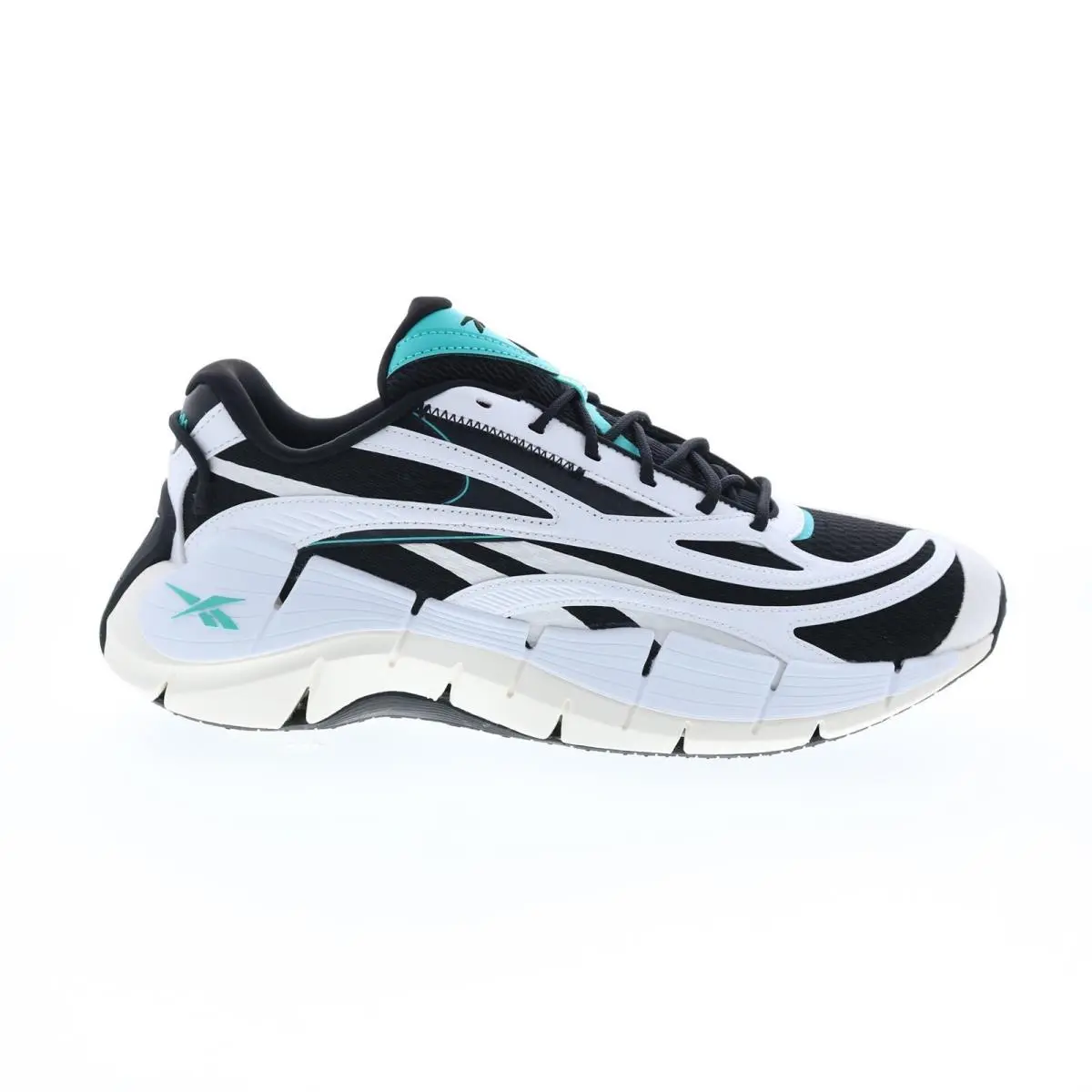 Men  Zig Kinetica 2.5 Running Shoes Size 11.5 White Black Green GV7002 by Reebok