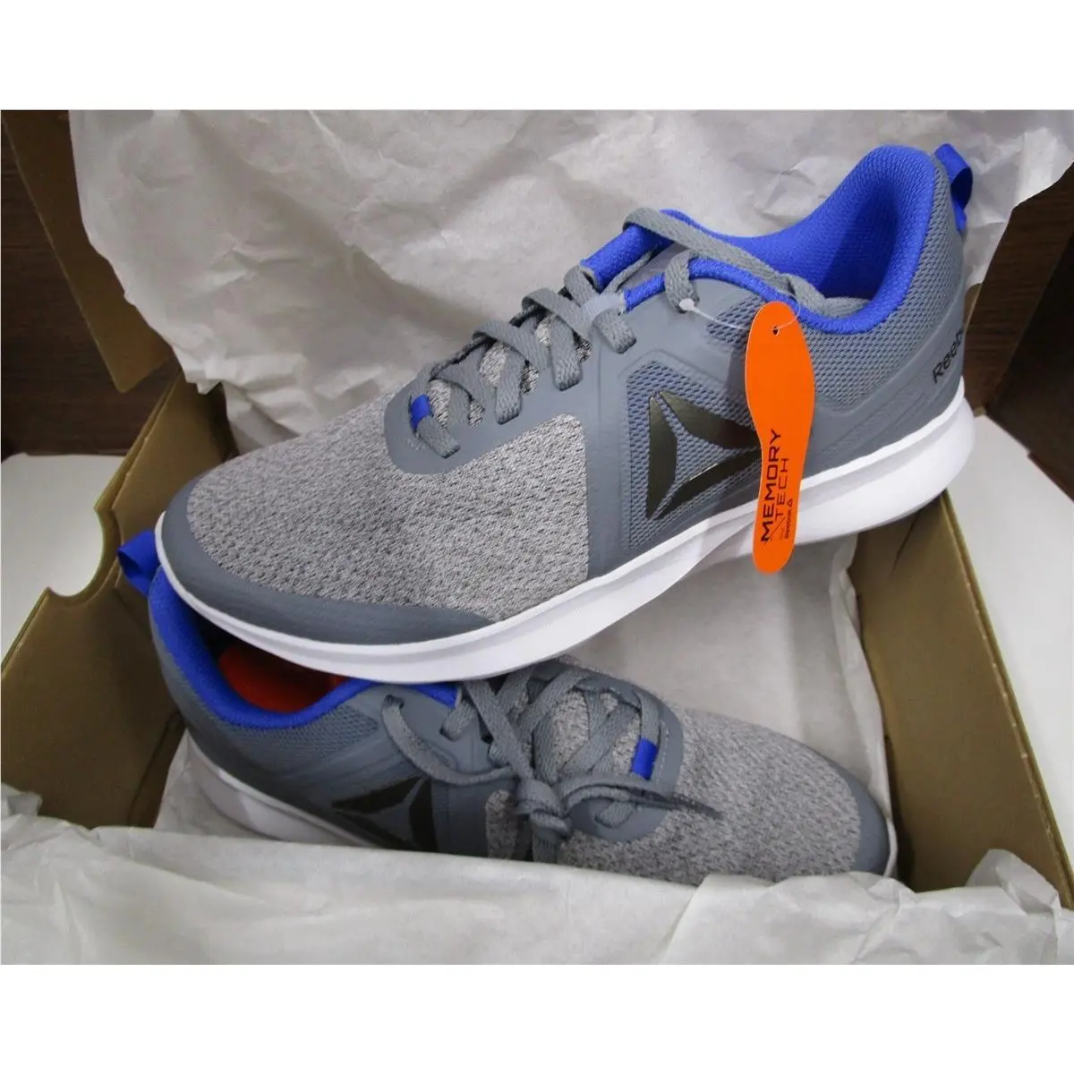 Shoes Mens Reebok Speed Breeze US 9 Eur 42 UK 8 Mel Gray White Running Course