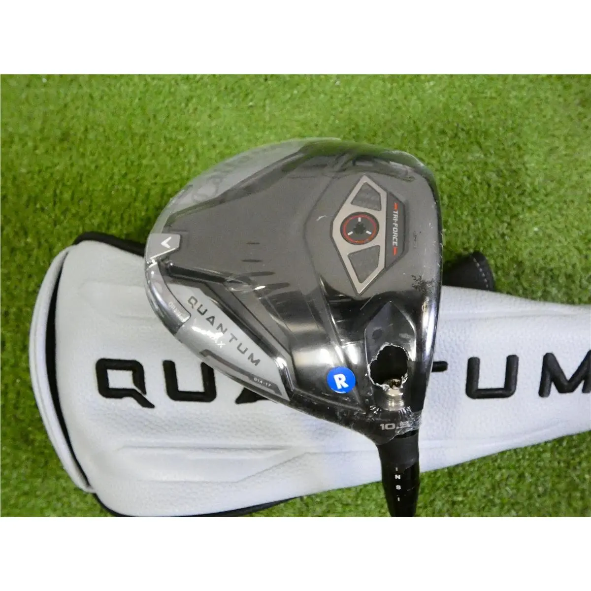 Callaway Quantum Max 10.5 Driver Denali Frost Silver 50g 5.5 Regular w HC