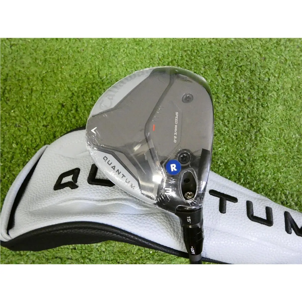 Callaway 2026 Quantum Max 15 3 Wood Denali Frost Silver 60 5.5 Regular w HC