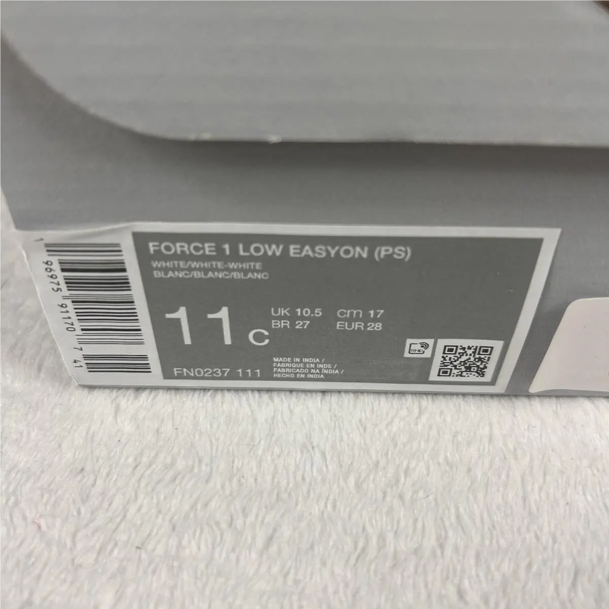 Nike shoes - Nike Force 1 Low EasyOn - White (UPC: 0196975911707) 8