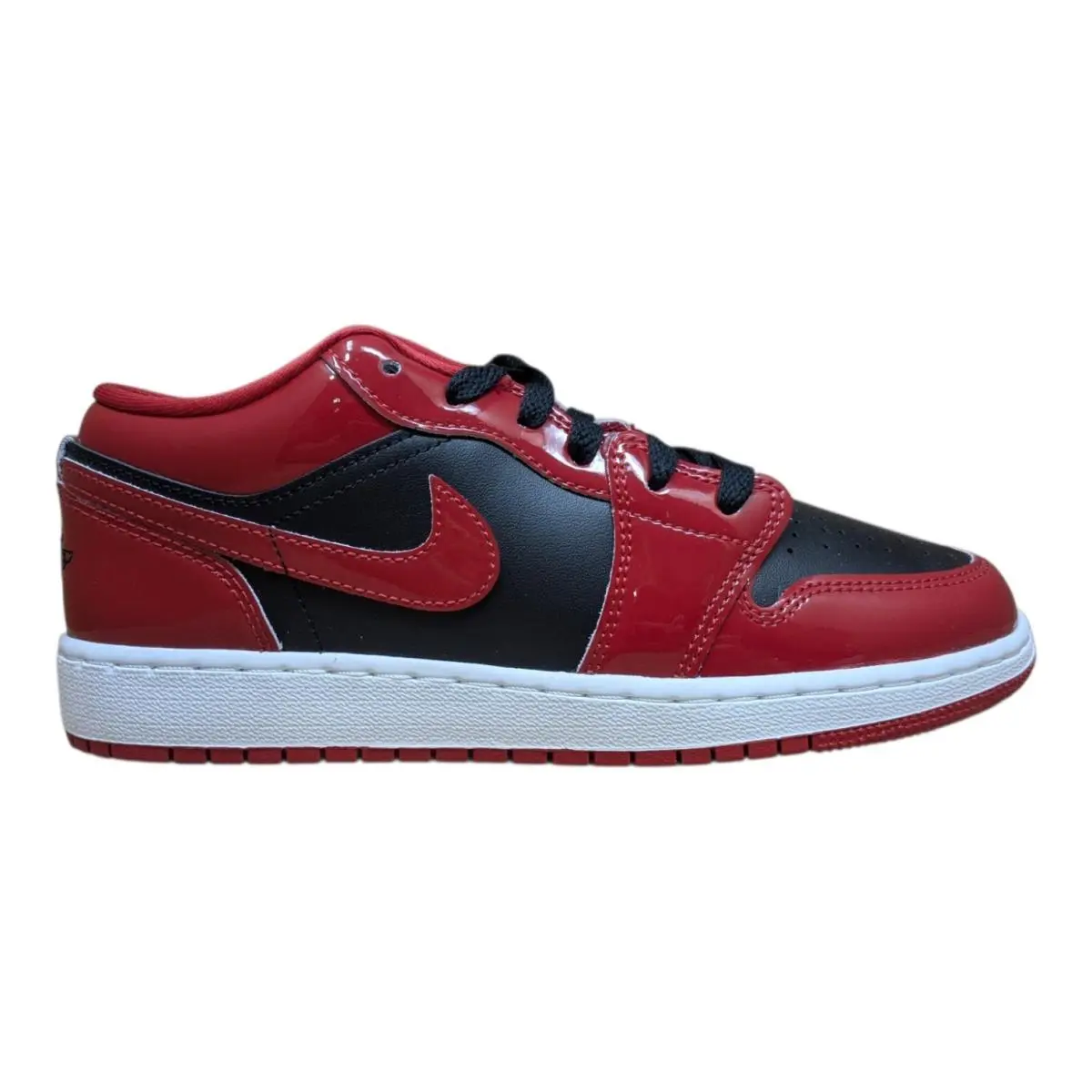 Youth Jordan 1 Low SE GS - Black/varsity Red - US Size 6Y - HV4396-006 by Nike