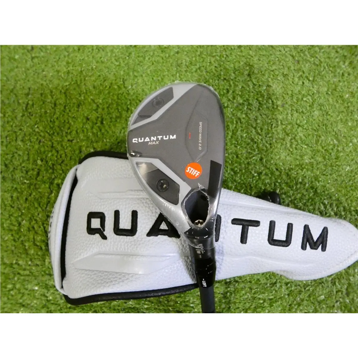 Callaway Quantum Max 21 4 Hybrid Denali Silver 70g 6.0 Stiff Graphite w HC