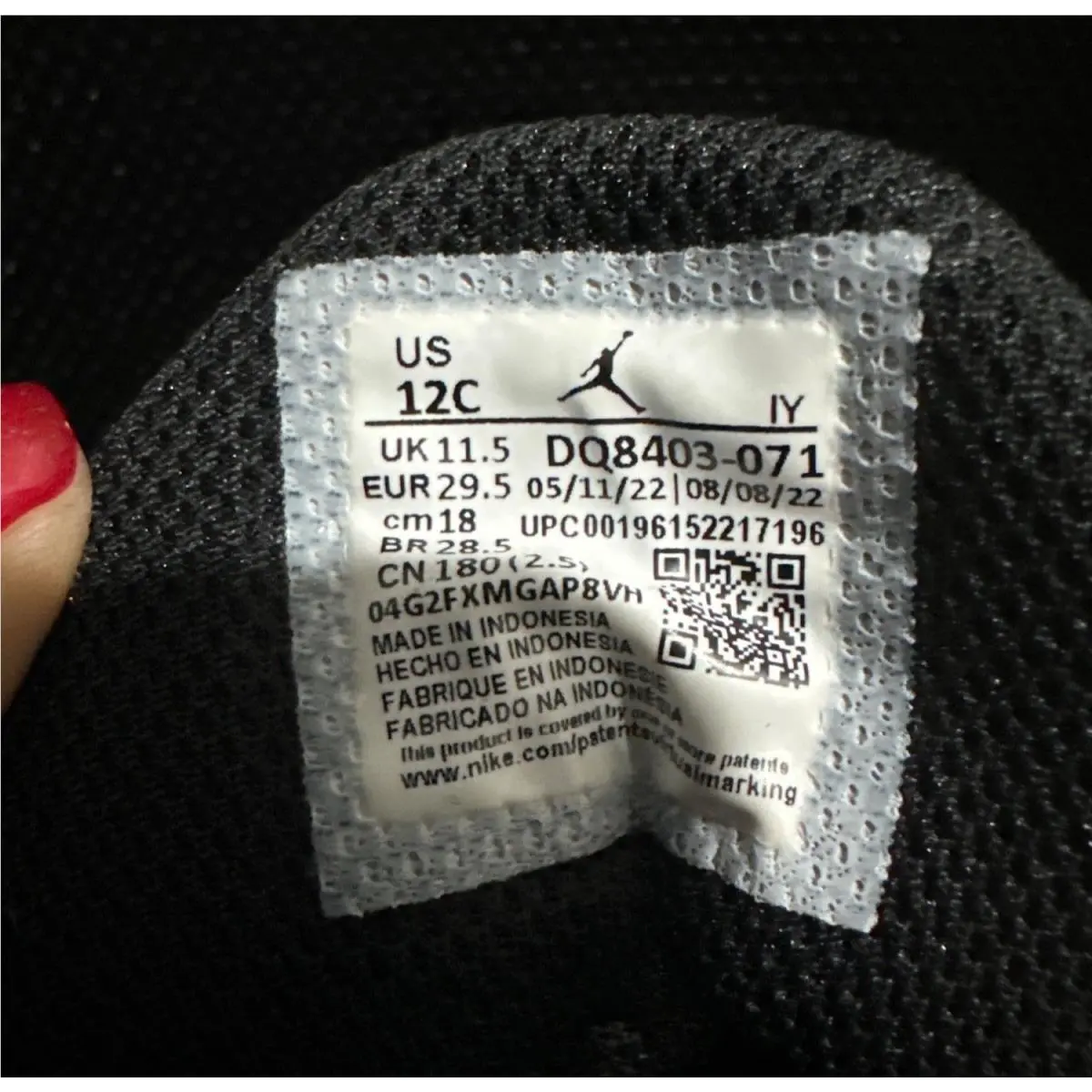 Nike shoes - Jordan Max Aura - Max Aura - black (UPC: 196152217196) 7