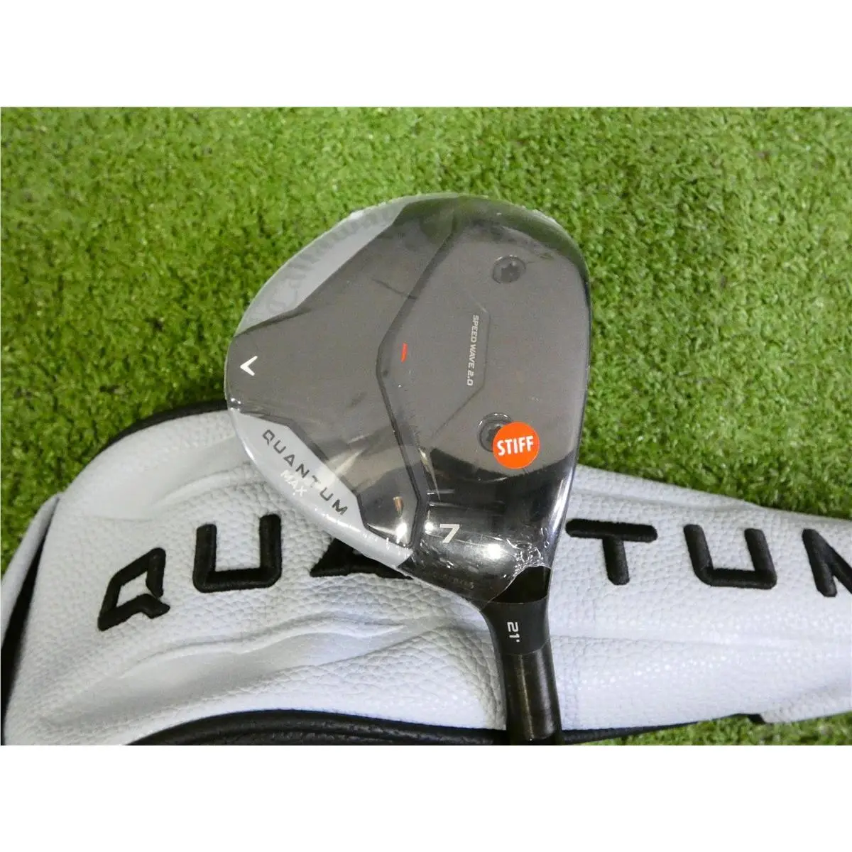 Callaway 2026 Quantum Max 21 7 Wood Denali Frost Silver 60g 6.0 Stiff w HC