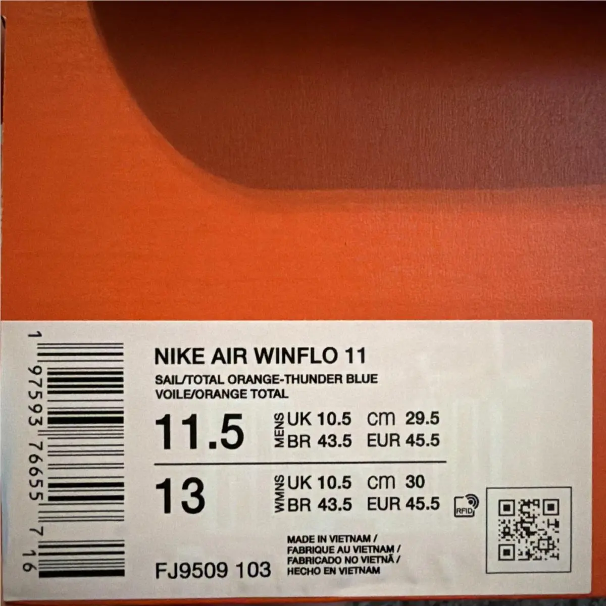 Nike shoes - Nike Air Winflo 11 - Air Winflo - FJ9509-103 - Gray 6