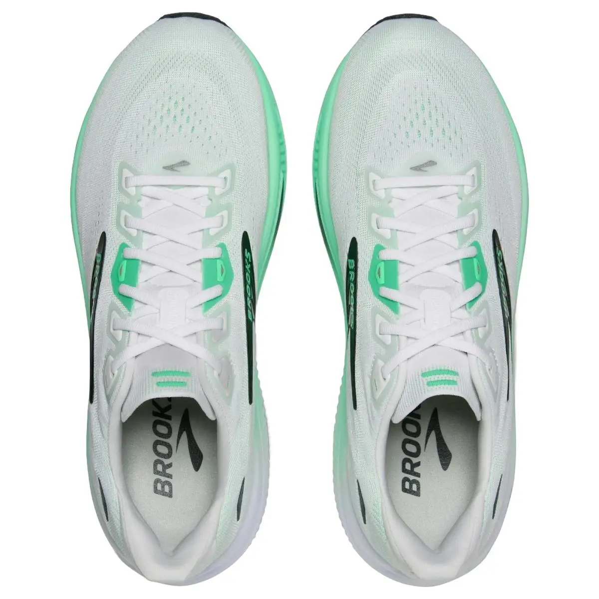 Brooks shoes - Brooks Ghost 18 - Ghost - 1104931D183 - White/Spring Bud/Spruce 0