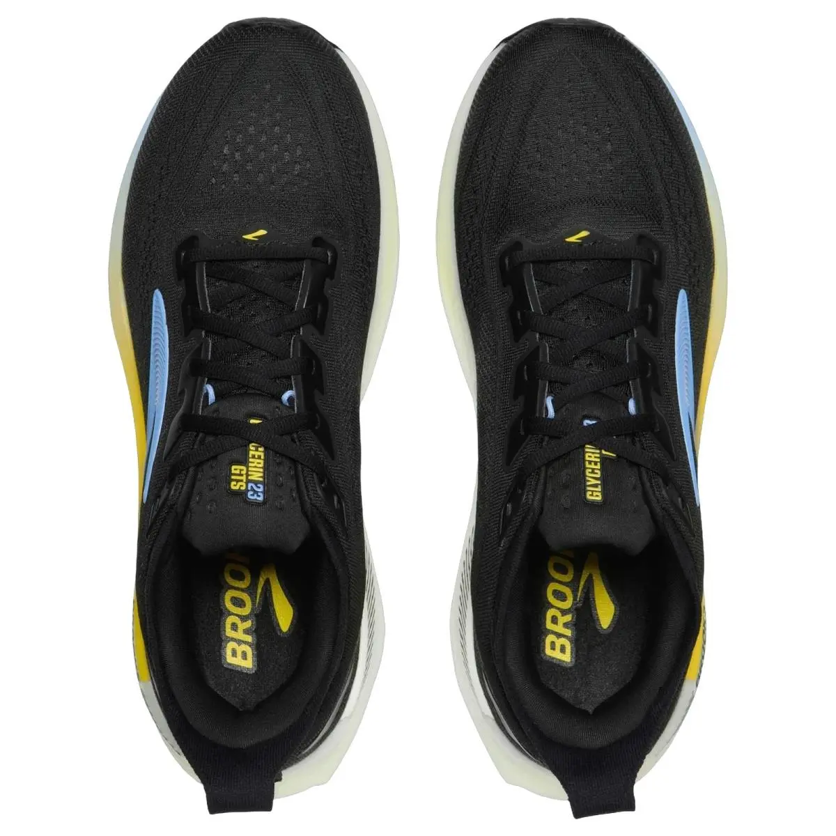 Brooks shoes - Brooks Glycerin Gts 23 - Glycerin Gts - 1105031D039 - Black/Yellow/Night 8