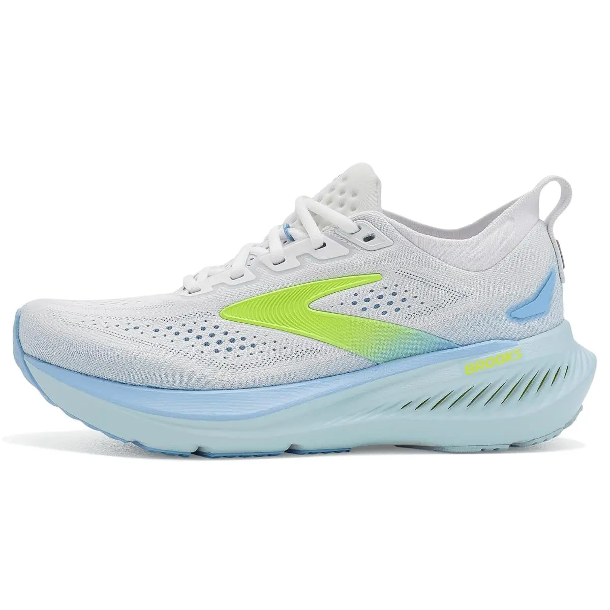Brooks shoes - White/Mulled Grape/Clear 16