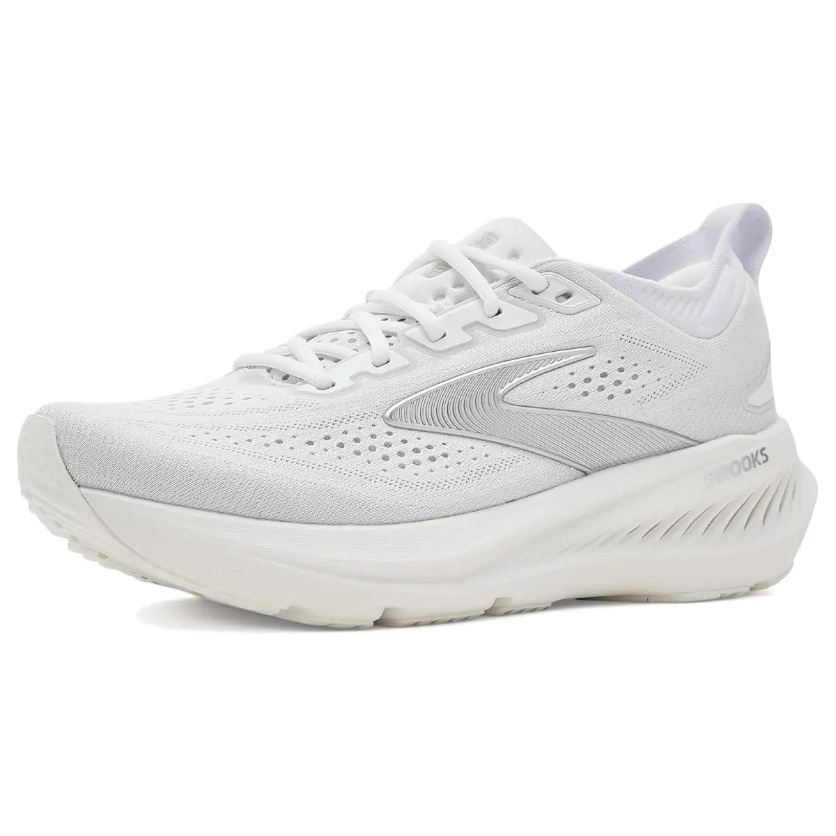 Brooks shoes - White/Mulled Grape/Clear 34