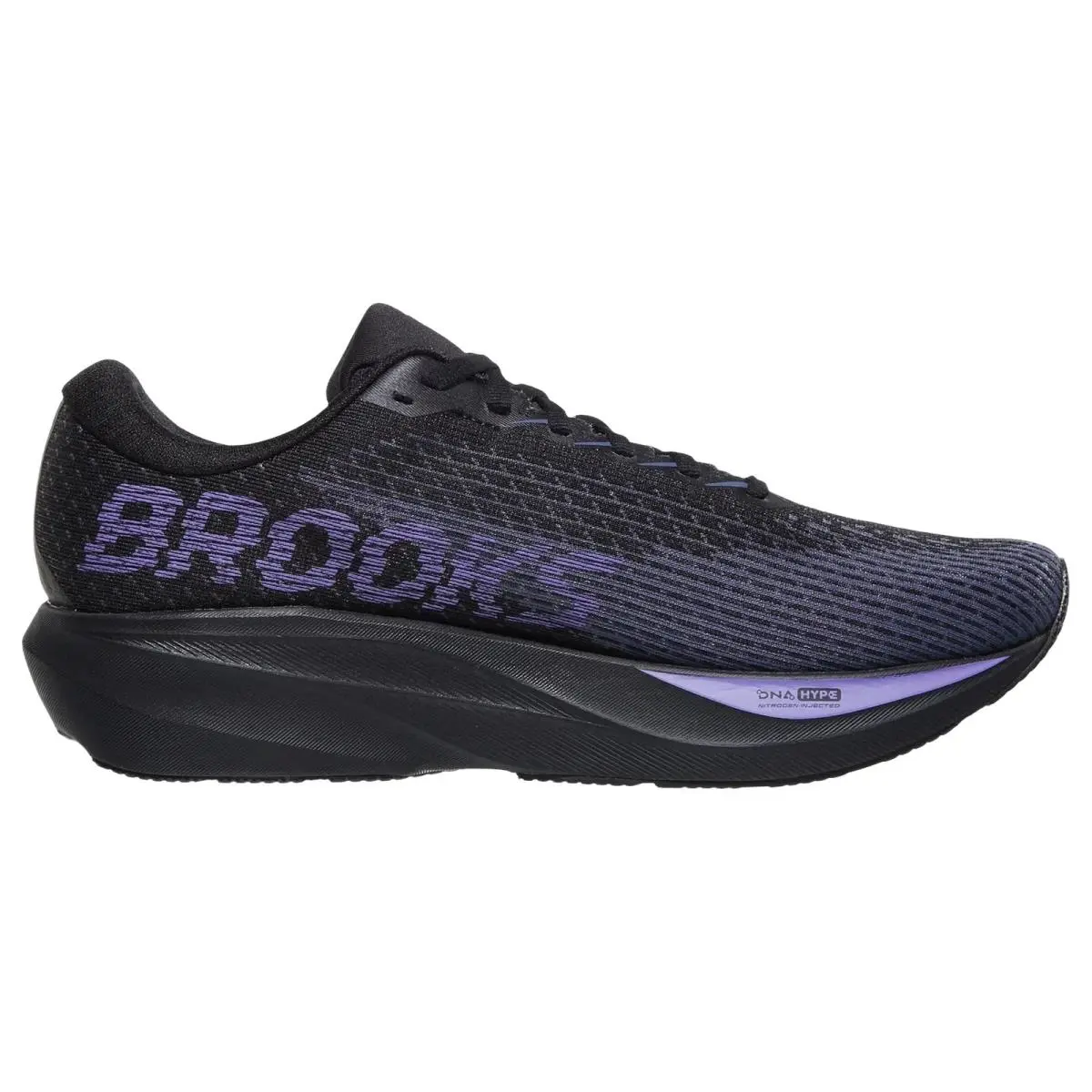 Brooks shoes - Brooks Ghost Amp - Ghost Amp - 1104971D034 - Black/Grey/Purple Hebe 1