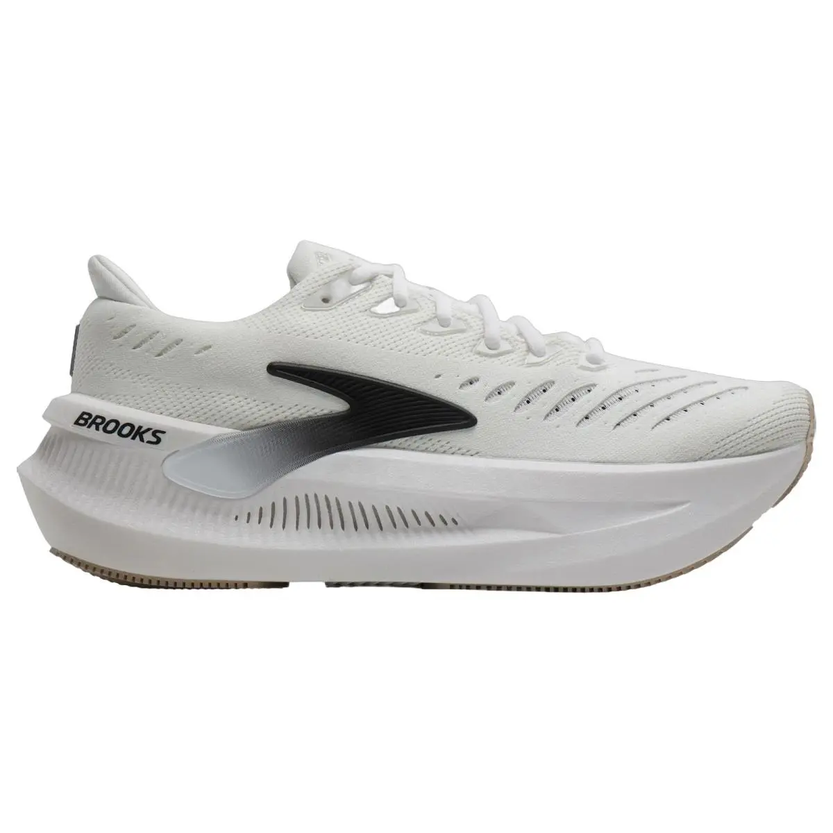 Brooks shoes - Brooks Glycerin Max 2 - Glycerin Max - 1204681B131 - White/Black/Gray 8