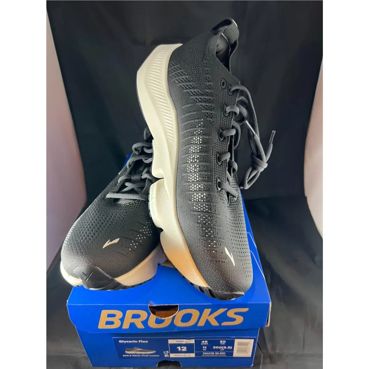 Glycerin Flex Athletic Shoes Men Medium D Many Colors Sizes Phantom Metallic Coconut by Brooks