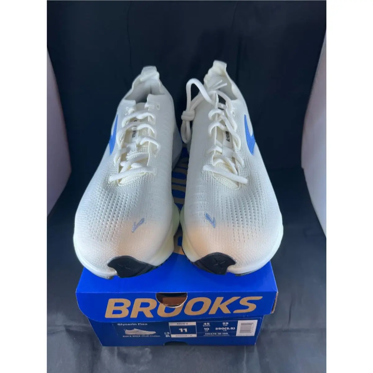 Brooks shoes - White Black Gum 16