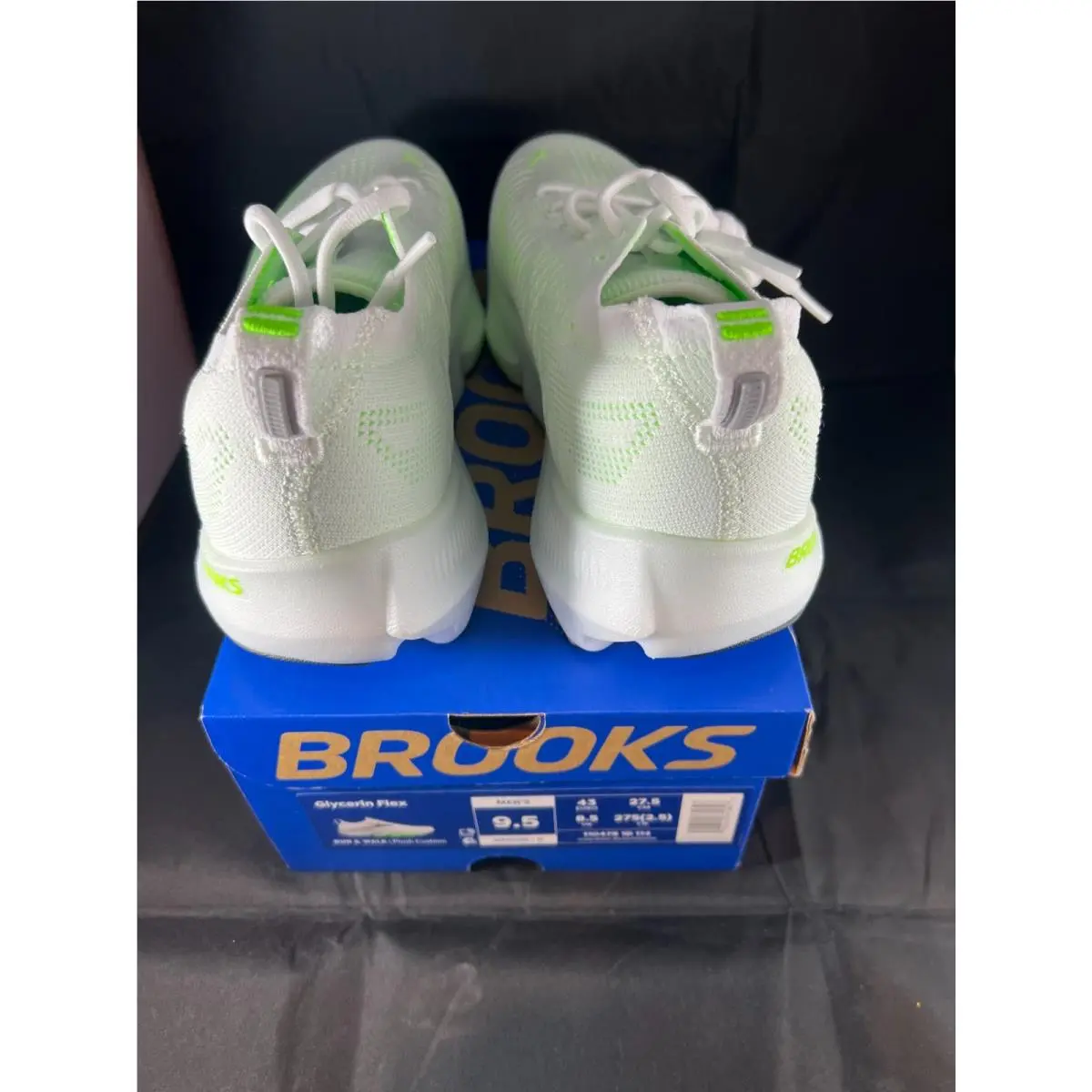 Brooks shoes - White Black Gum 12