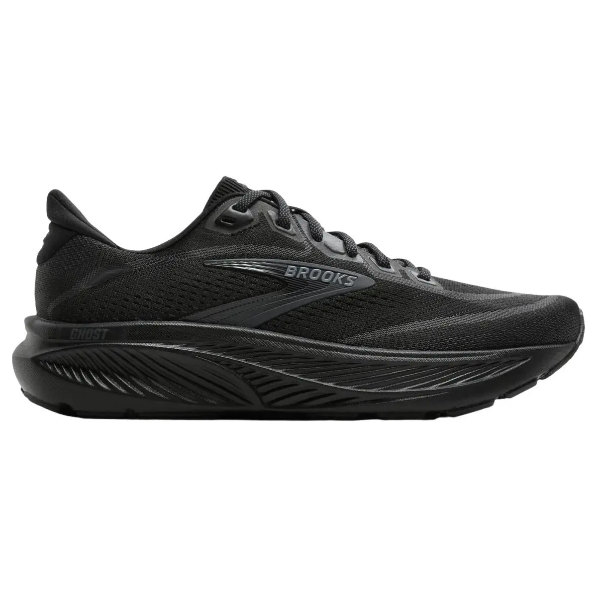 Brooks Ghost 18 Black Ebony Mens Size 9.5-12 Low Top Sneakers