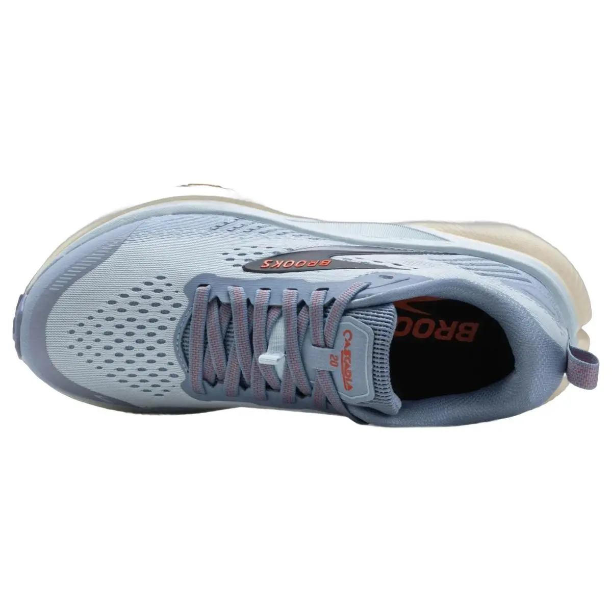 Brooks shoes - Brooks Cascadia 20 - Cascadia - 1204781B431 - Nantucket/Blue/Tigerly 8