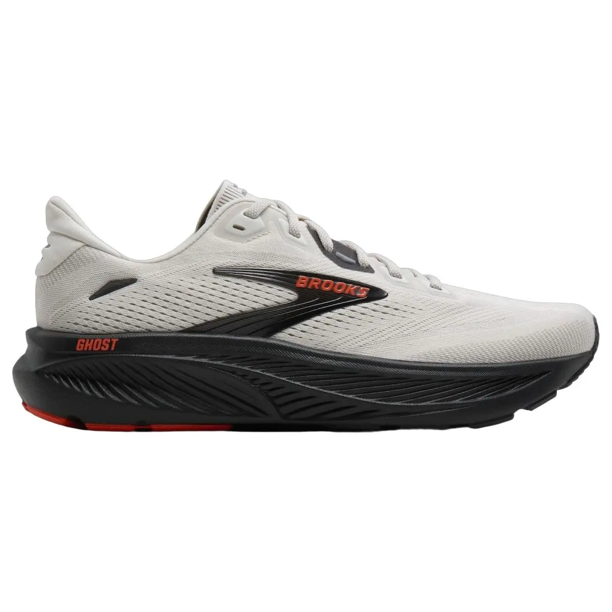 Brooks shoes - Brooks Ghost 18 Wide - Ghost Wide - 1104931D292 - Coconut/Pearl/Tigerlily 8