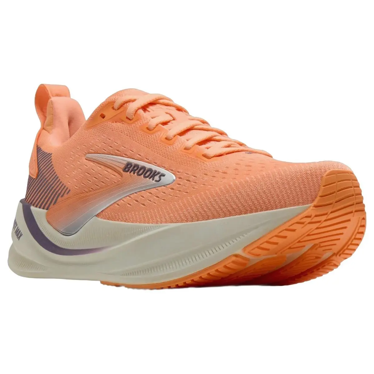 Brooks shoes - Brooks Ghost Max 4 - Ghost Max - 1204851B868 - Peach/Grape/Bluewash 4