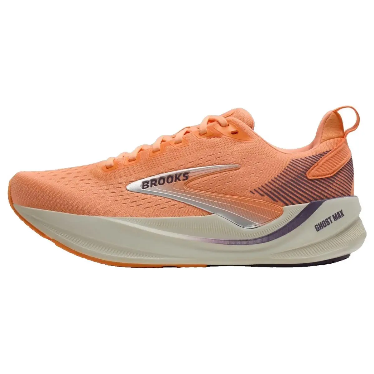 Brooks shoes - Brooks Ghost Max 4 - Ghost Max - 1204851B868 - Peach/Grape/Bluewash 6
