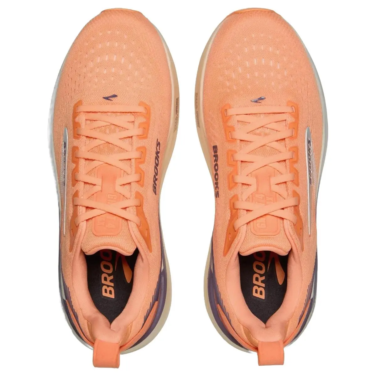 Brooks shoes - Brooks Ghost Max 4 - Ghost Max - 1204851B868 - Peach/Grape/Bluewash 9