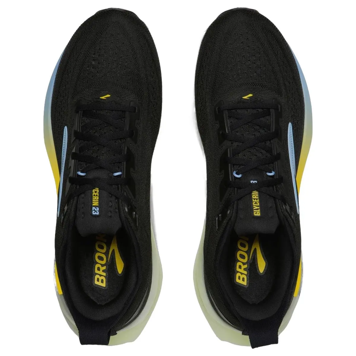 Brooks shoes - Brooks Glycerin 23 - Glycerin - 1104761D039 - Black/Cyber Yellow/Night 8