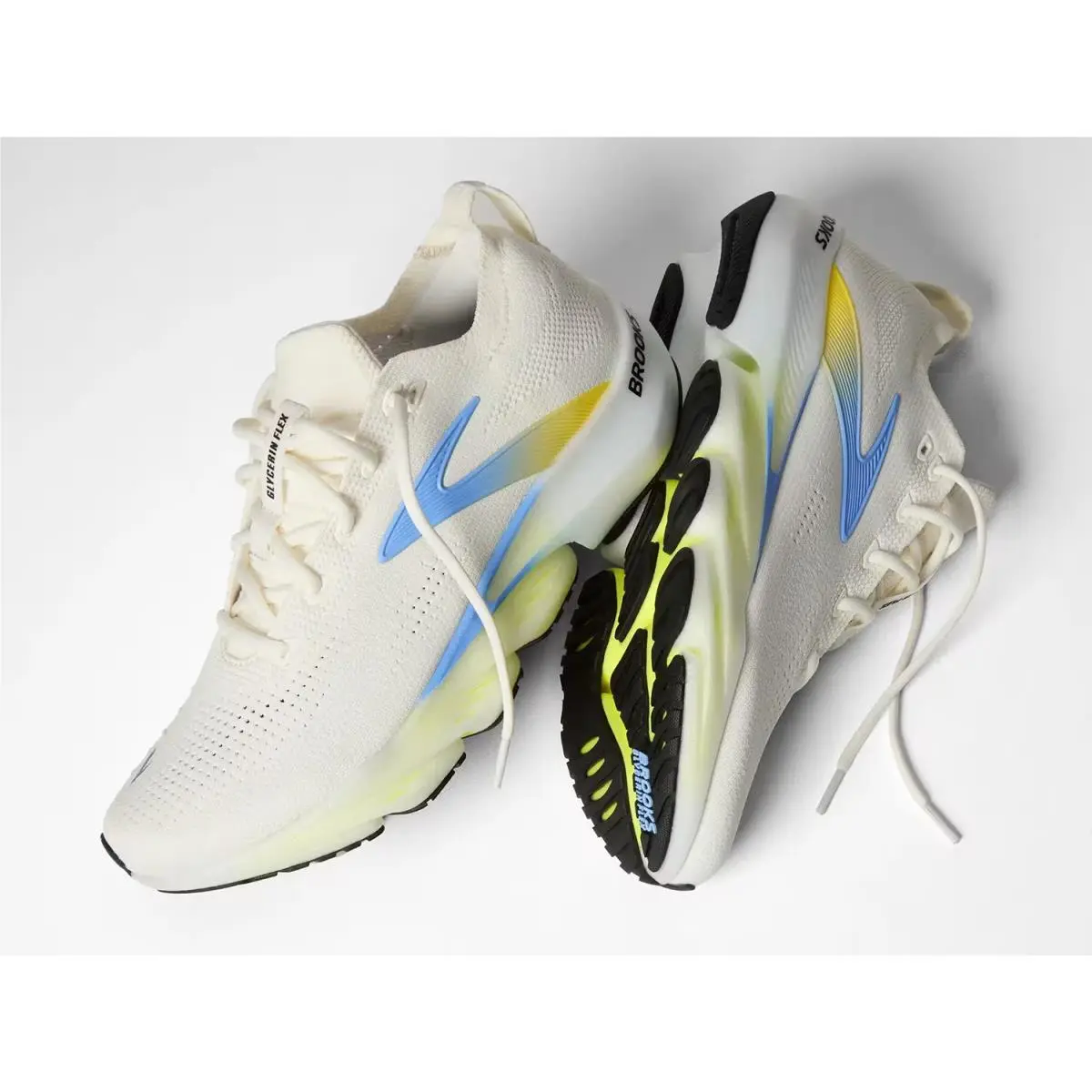 Brooks shoes - White/Yellow 6