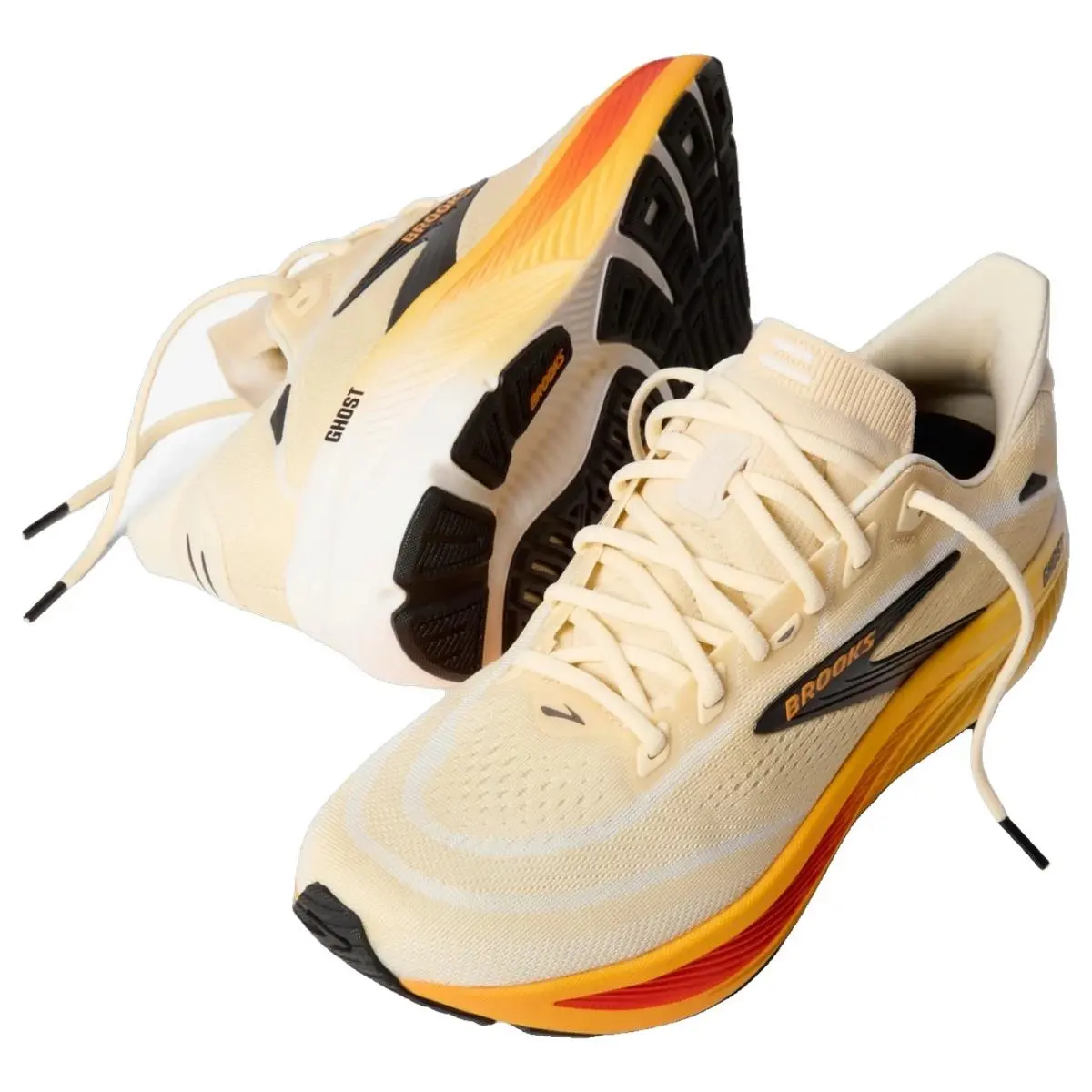 Brooks shoes - Brooks Ghost 18 - Ghost - 1104931D281 - Rutabaga/Tigerlily/Orange 6