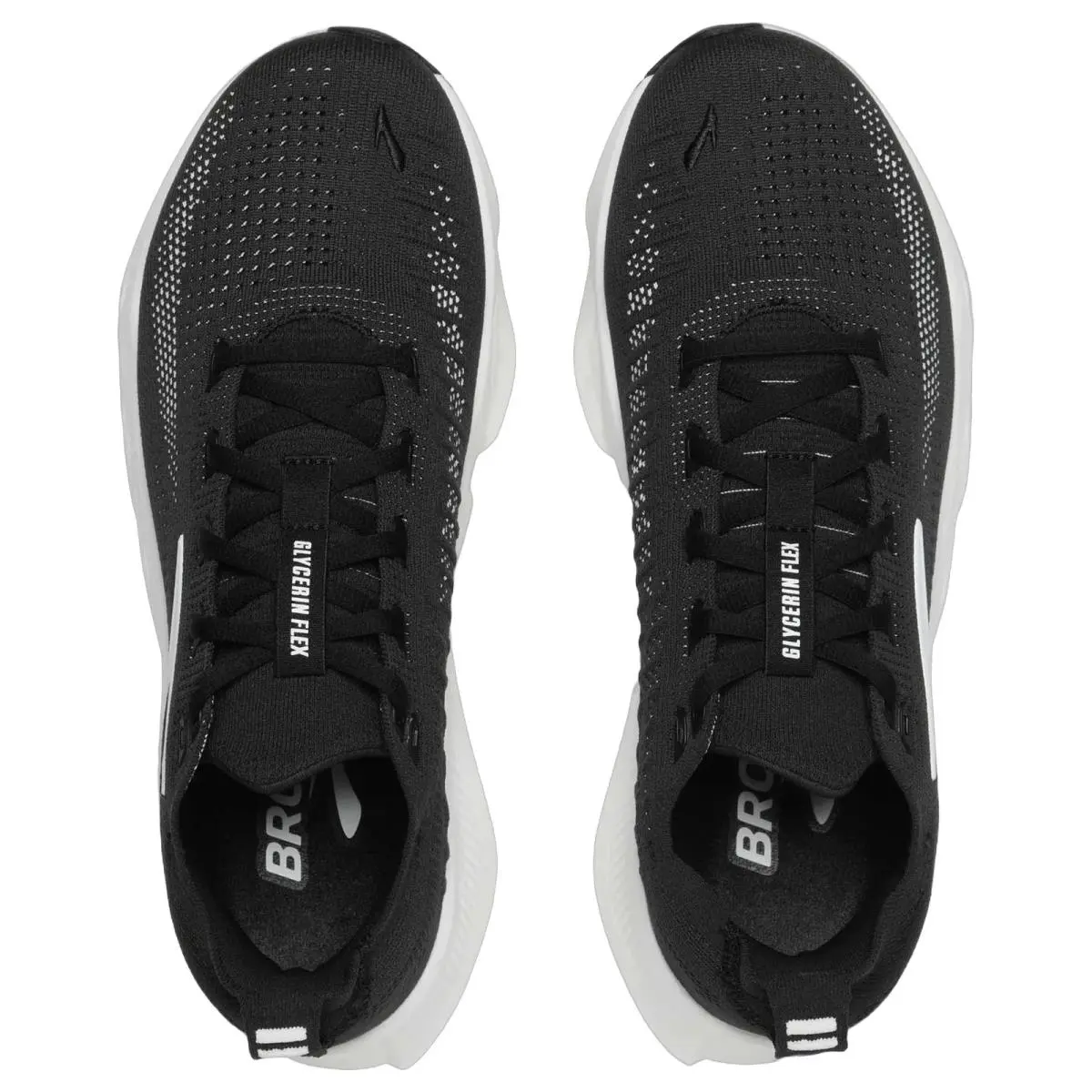 Brooks shoes - Brooks Glycerin Flex - Glycerin Flex - 1204671B087 - Black/White 8
