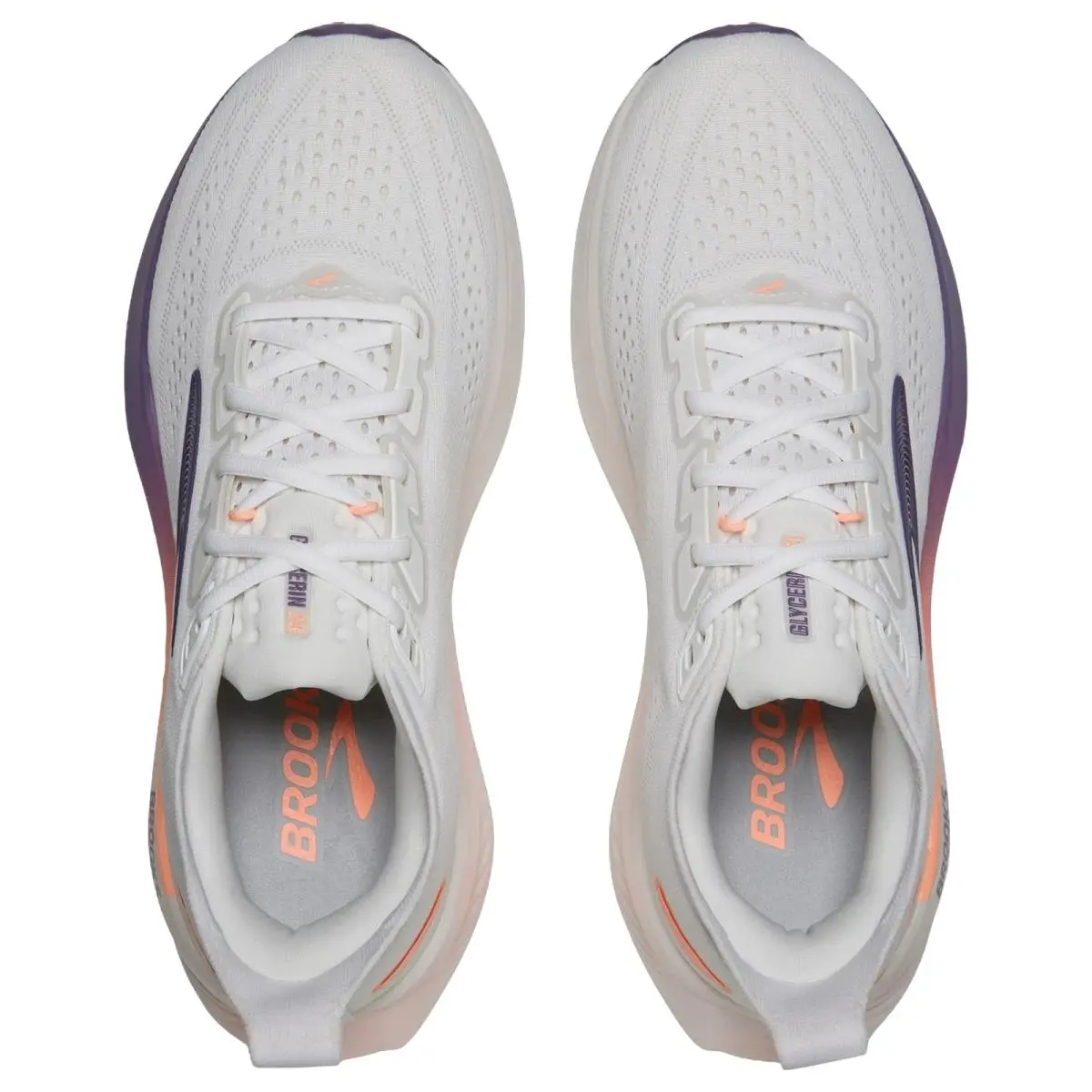 Brooks shoes - Brooks Glycerin 23 - Glycerin - 1204651B174 - White/Grape/Clear 0