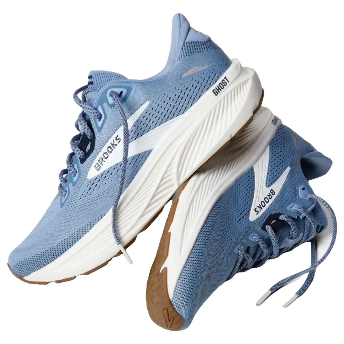 Brooks shoes - Brooks Ghost 18 - Ghost - 1104931D462 - Rain Washed/Navy/Coconut 0