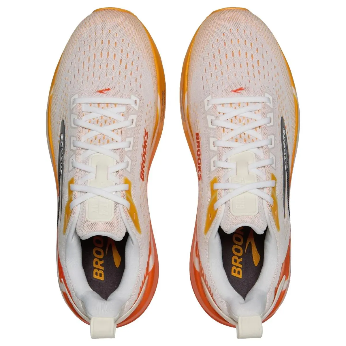Brooks shoes - Brooks Ghost Max 4 - Ghost Max - 1104961D162 - White/Orange/Red 0