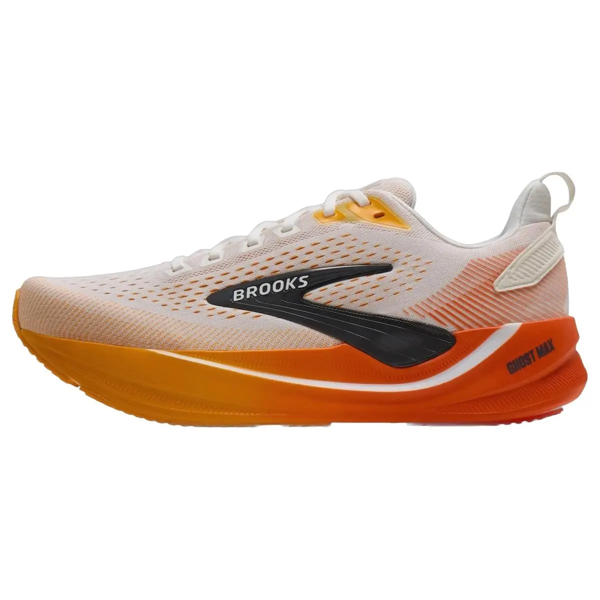 Brooks shoes - Brooks Ghost Max 4 - Ghost Max - 1104961D162 - White/Orange/Red 6