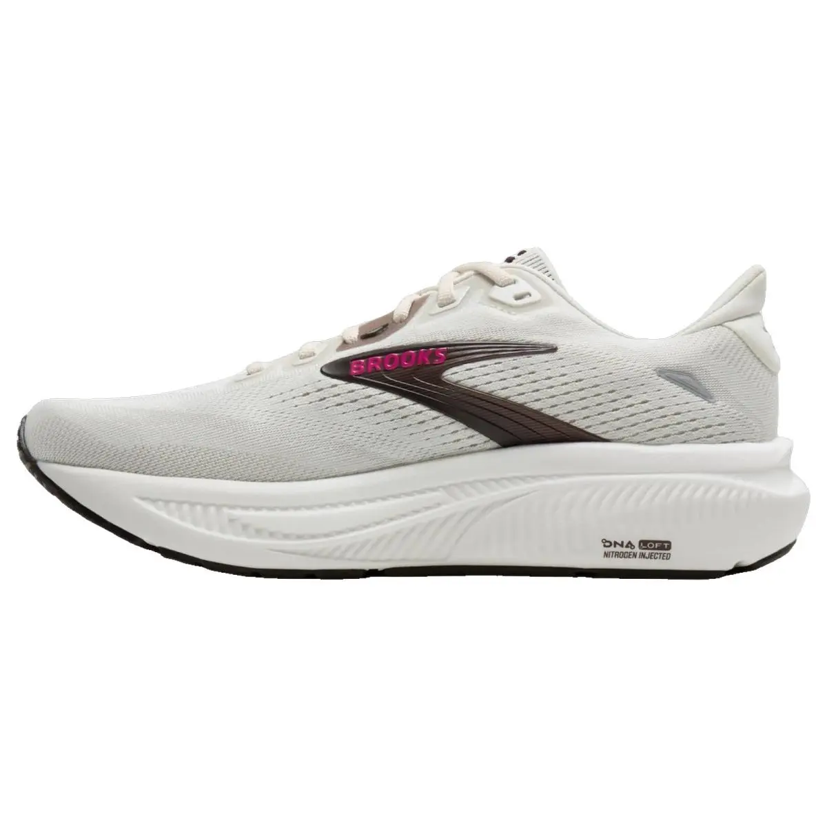Brooks shoes - Brooks Ghost 18 - Ghost - 1204821B107 - Coconut/Coffee/Fuchsia 2