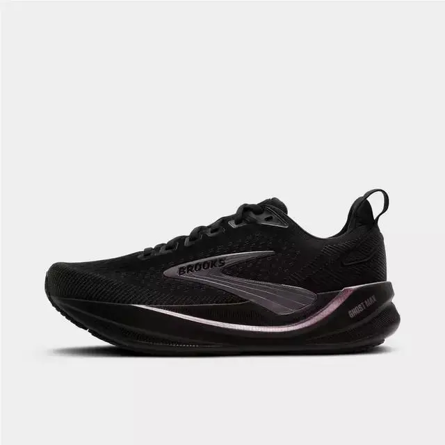 Hot Deal -  Women`s Ghost Max 4 Running Shoes - Black/black/rose Gold Black/Black/Rose Gold by Brooks