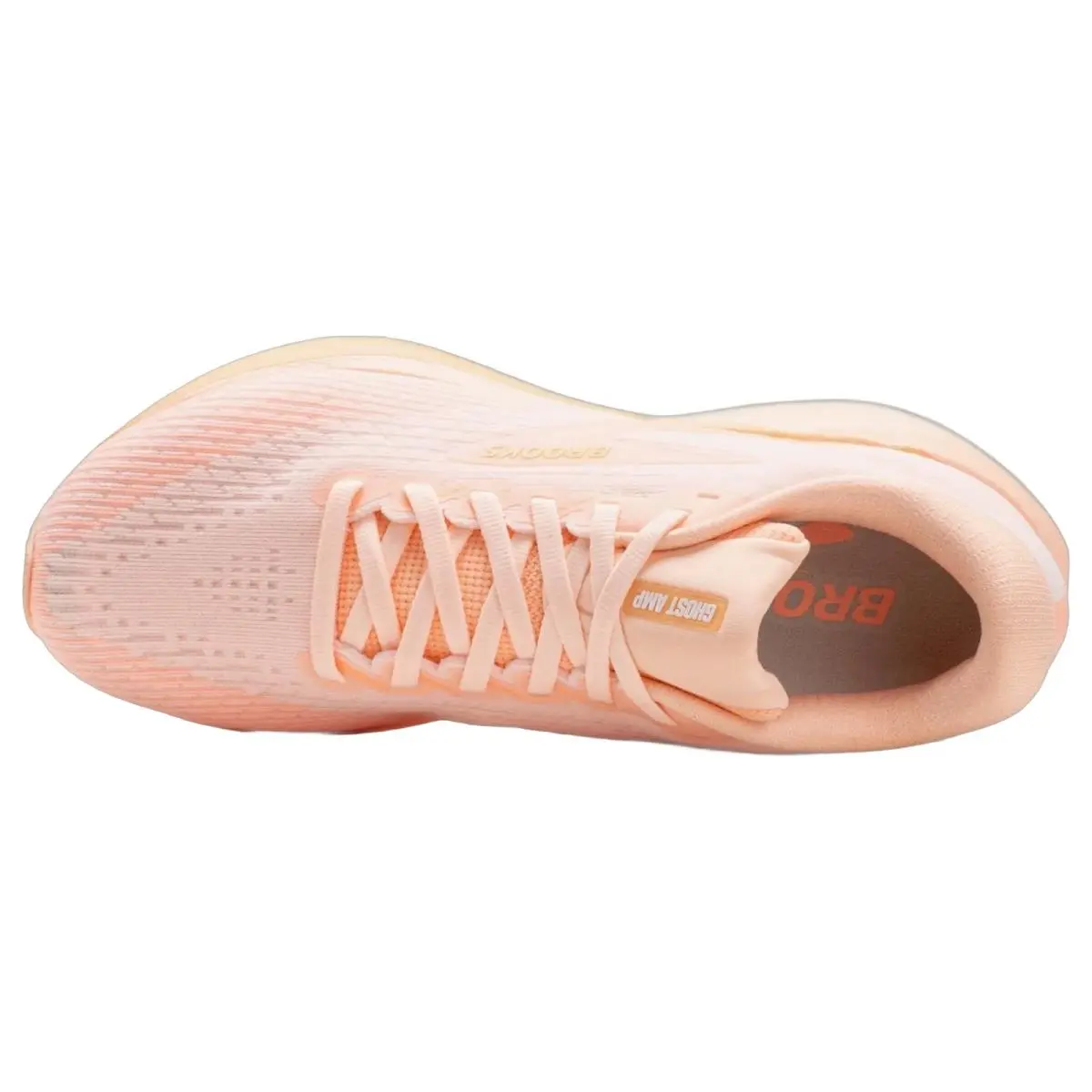 Brooks shoes - Brooks Ghost Amp - Ghost Amp - 1204861B612 - Peach/White 8