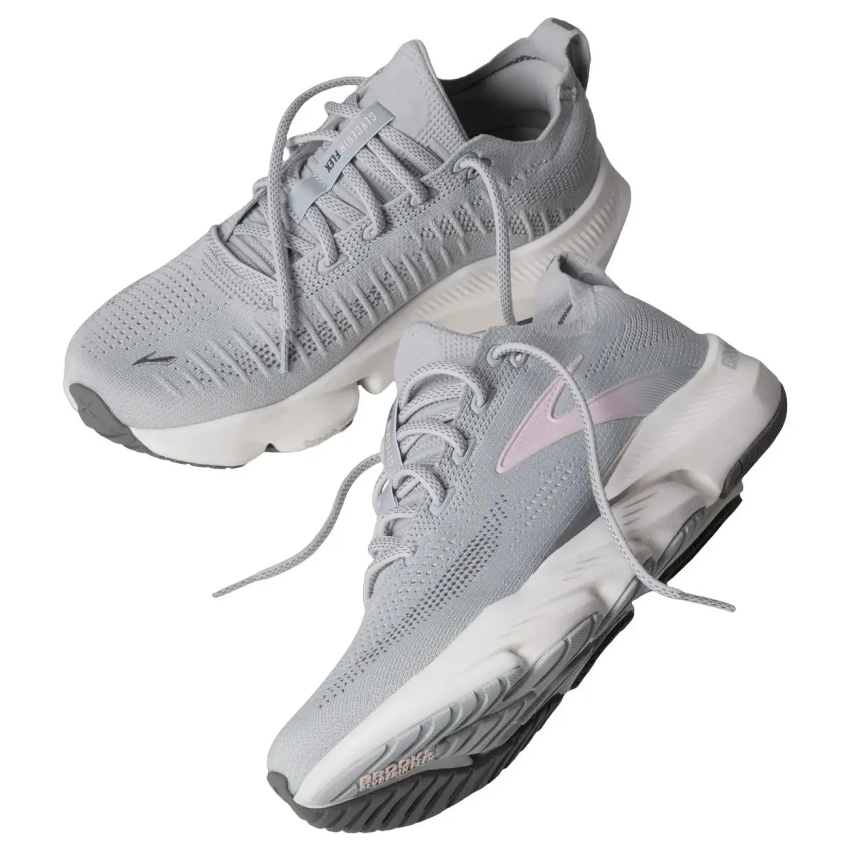 Brooks shoes - Brooks Glycerin Flex - Glycerin Flex - 1204671B062 - Harbor Mist/Poppy Seed/Pink 15